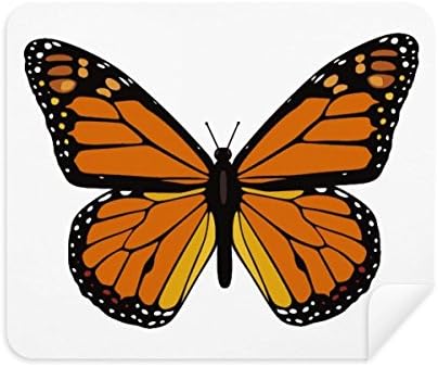 Примерок од Пеперутка Во Крпа За Чистење Портокал Чистач на Екран 2 парчиња Велур Ткаенина