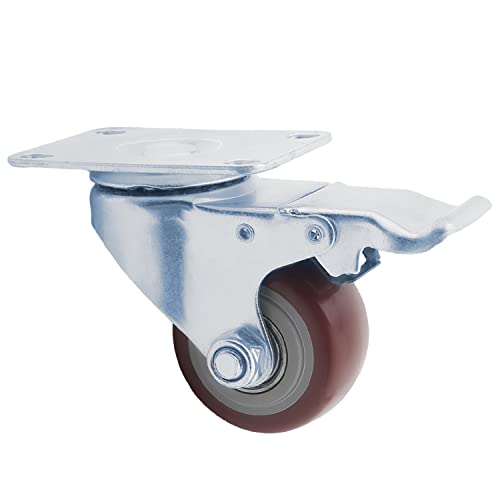 Јувиелич Тркала За Тркала со Сопирачка 360 Степени Горната Плоча Лежиште Стп Вртливата Плоча Тркалца За Мебел Кабинети Инвалидски Колички
