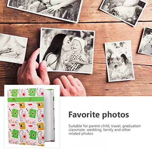 N/A 6 инчен албум за складирање на фотографии за фотографии за слика за слики со слики, вметнете тип на фото албум