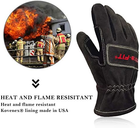 Интра-фит структурна противпожарна ракавица, отпорност на топлина, отпорност на пламен, професионални нараквици за противпожарна заштита