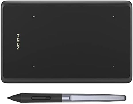 HUION H420X OSU Таблета За Цртање Таблета 8192 Нивоа Притисок Без Батерија Игла, 4. 17x2, 6 инчен Цртеж Рампа Компатибилен Со Прозорец/Mac/Android,
