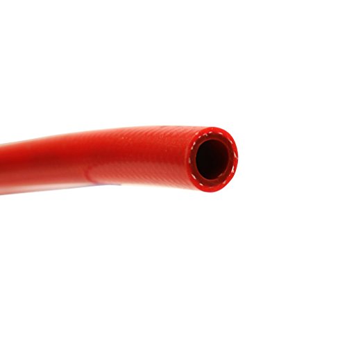 HPS 1 ID Црвено црево за силиконски грејач засилено со висока температура 100 стапки, Максимален Работен Притисок 50 psi, Максимален Рејтинг