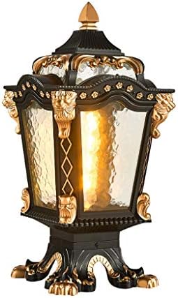 Jydqm wallидна ламба надворешна водоотпорна колона ламба градина вили wallидна ламба европска луксузна супер светла порта столб ламба
