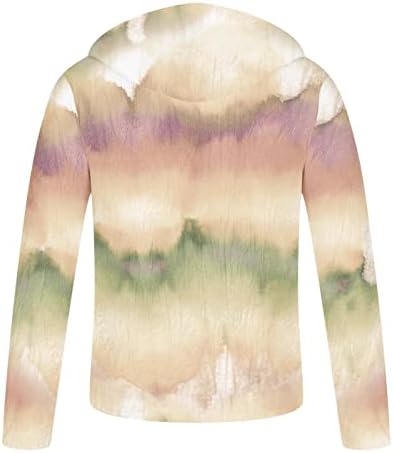 Менс лабава двојки за влечење врвни обични удобни блузи со средна тежина модна маичка за џемпери руно печатено пулвер