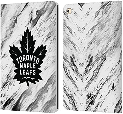 Главата Случај Дизајни Официјално Лиценциран НХЛ Мермер Торонто Јавор Листови Кожа Книга Паричник Случај Покритие Компатибилен Со Apple