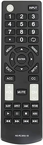 Xtrasaver Replacement Remote Control for Insignia LCD/LED TV Remote Control NS-RC4NA-18 for NS-22D420NA18 NS-32D220NA18 NS-32D311MX17