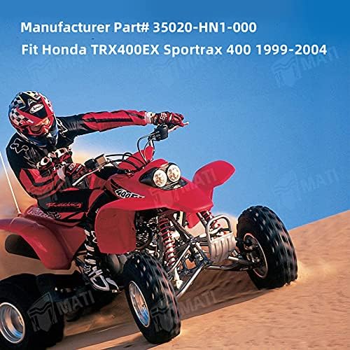 M Mati Handlebar Switch Start Stop Form For Honda ATV TRX400EX Fourtrax Sportrax 1999-2004 35020-HN1-000