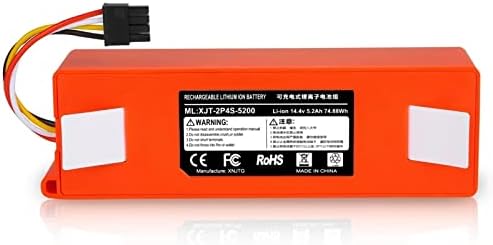 JHKGY 14.4V 5.2AH/6,5AH Li-Ion батерија, дополнителни додатоци за резервна копија на вакуум, 14.4V LI-ION батерија што може