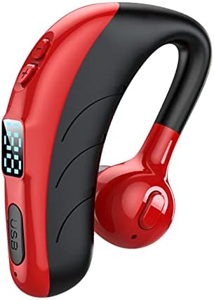Слушалница за единечни уши Charella Fiwkah со MIC Bluetooth 5 2 LED на слушалки LED дисплеј водоотпорен слушалки безжични слушалки
