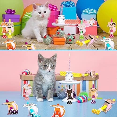 Hotop 48 компјутери мачки роденденска забава материјали за забавување на мачки за забавување на кукли кукли куксери за мачки
