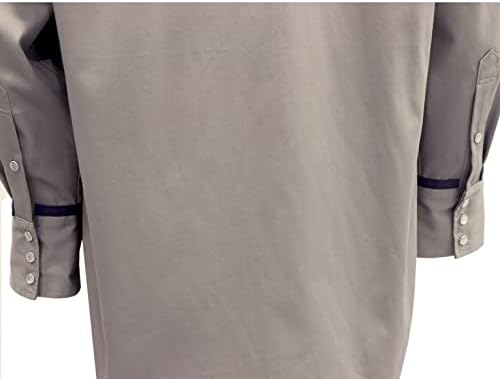Bocomal FR кошули за мажи отпорна на пламен, отпорна на мала тежина NFPA2112 Оган ретардант за заварување на кошула вода и масло отвратителна