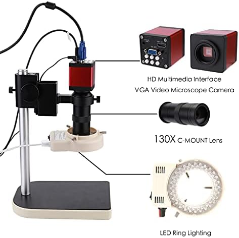 Ydxny Индустриски микроскоп постави 60f/s VGA мултимедијален интерфејс микроскоп камера 1280 * 1024
