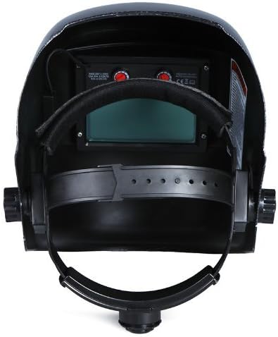 Шлемот за заварување - Масо автоматско затемнување на соларното напојување заварување маски за заварување со 5 резервни леќи + Преглед