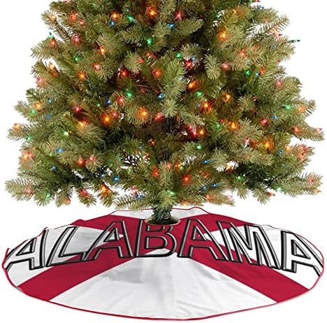 Знаме На Државата Алабама Елка Здолниште Гроздобер Божиќ Орнаменти Божиќ Украси За Одмор Нова Година Партија