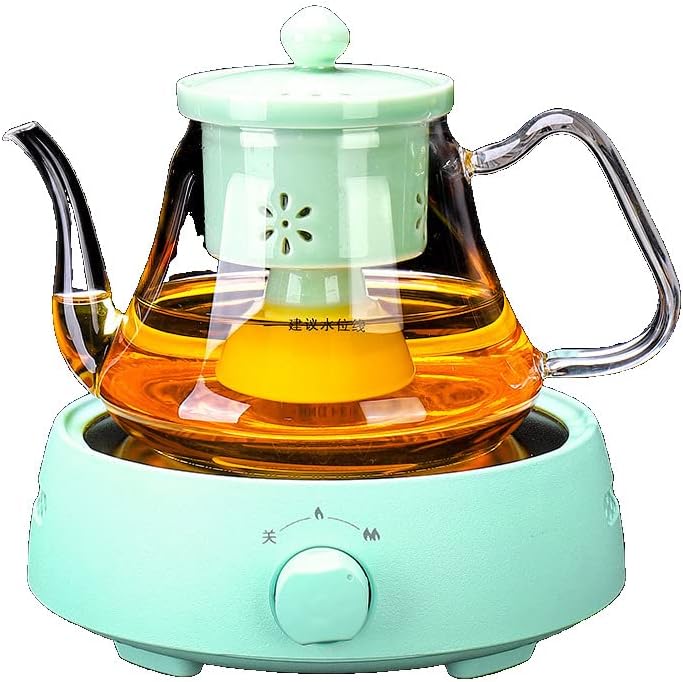 Производител на чај за пареа стакло чајничка чајник Електрична термоелектрична керамика 蒸汽 煮 茶器 玻璃 煮 茶 壶 电 热电陶