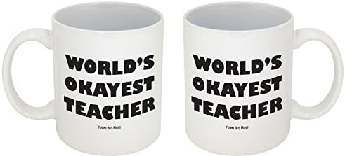 Смешно момче чаши светски наставници во светот Керамички кафе кригла 11oz - Смешна кафе кригла за жени и мажи - Нова чаша за кафе со изреки