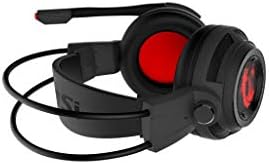 Слушалките за игри MSI DS502, засилен виртуелен 7.1 опкружувачки звук, ергонимичен дизајн, омнидирекционален микрофон, интелигентен систем за вибрации, црвено LED осветл?