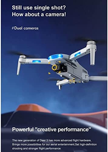 STSEEACE MINI DRONE DRONE со 8K HD камера FPV WiFi RC Quadcopter w/мотор без четка, контрола на апликации, лет за траекторија,