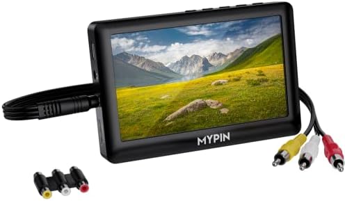MyPin Video во Digital Converter, 4,3 AV видео-фаќање кутија/видео плеер, снимање видео од VHS, HI8, Camcorder, Set Top Box или кој било извор,