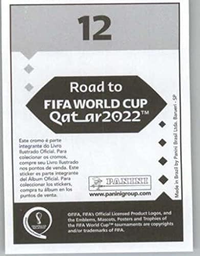 2021 налепници на Панини: Пат до Светскиот куп на ФИФА Катар 202212 Рамиз Зеруки Алжир Фудбал мини налепници за тргување со картички