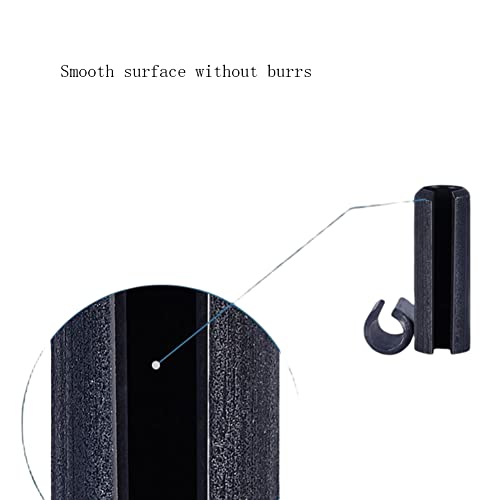 5 парчиња црн јаглероден челик пролетен коттер игла, поделена пролетна мијалник, за машини и опрема, итн. Дијаметар на онтер M12mm, должина