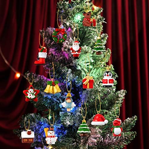 Календар ЗА Доаѓање На Нуобести, Календар За Одбројување На Божиќ Со Висечки Орнаменти Играчки За Приврзоци Со Смола За Полнење Подароци