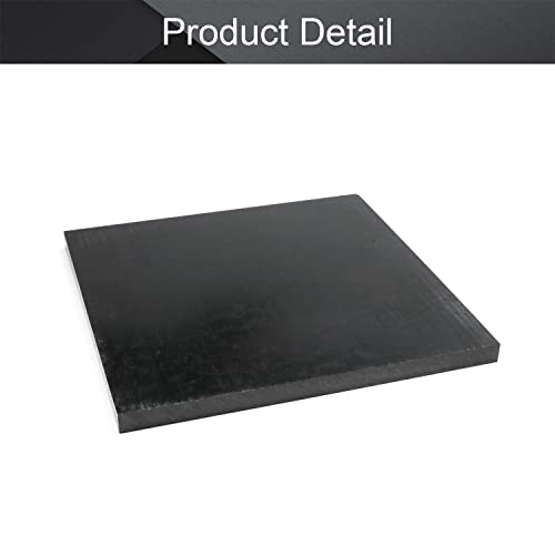 Пластичен лист од црна боја од Отмро 0,39 *7,87*7,87 1 парчиња, печатење на цврсти трајни пластични плочи пластични плочи DIY материјали