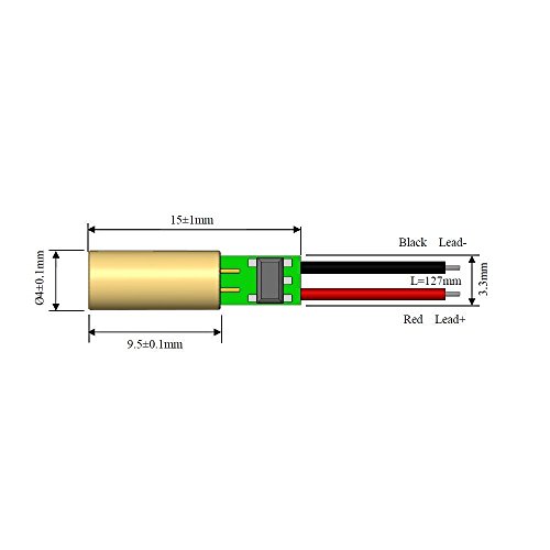 Квартон Црвена точка Мал ласерски модул VLM-650-22 LPA