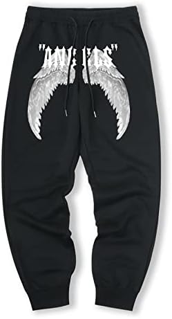 Горгитерски крилја на Горглитер Графички џогери панталони за влечење на половината, обични џемпери