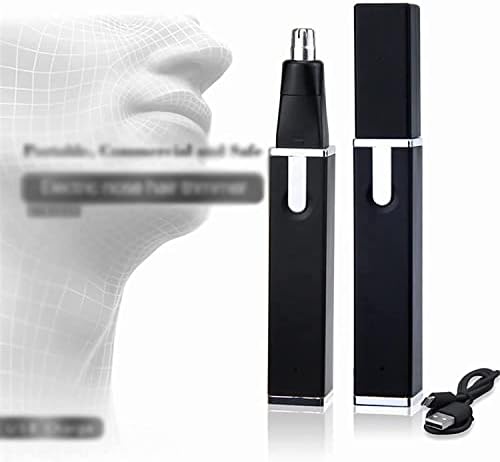 HXR нос тример за коса 2 парчиња нос тример за коса за полнење електричен нос за нос за мажи и жени нос алатка за отстранување на влакна