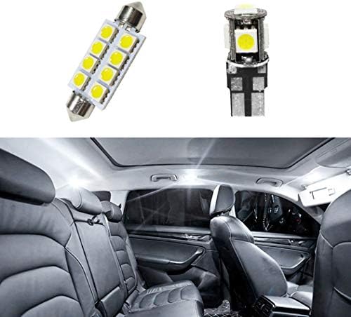 За Авео Исклучително Светли Супер Светли LED Чипсет Светилки За Внатрешни Светла За Автомобили Сијалици За Замена На Куполата Бели
