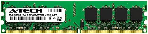 A-Tech 8GB DDR2 800MHz UDIMM PC2-6400 CL6 2RX8 1.8V DIMM Не-ECC Необичен модул за меморија на десктоп RAM