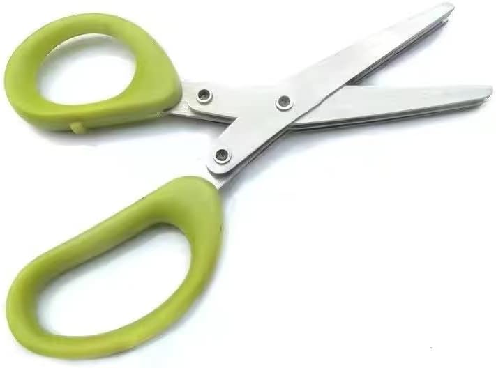 Ножици за кујнски ножици од лафреш, кујнски ножици за кујнски ножици за сецкани салата и готвење свежи градинарски билки, исто така, можат да се користат за сечење х