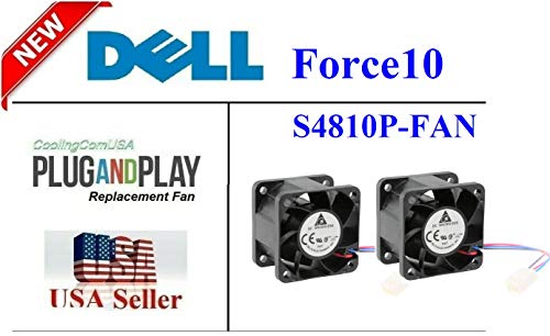 Fans за замена на тивка верзија на тивка верзија компатибилен за Dell Force10 S4810P-Fan Dell S4810P-Fan-R-R-R