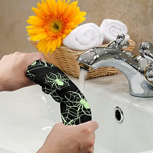 Зелен пајак веб -лице за крпи Премиум крпи за миење садови за хотелска бања и бања