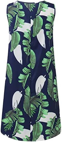 Фрагрн Бохо Фустан на плажа, моден женски V-врат за печатење на ракавици за печатење на ракави, обичен фустан