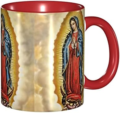 Фадахатер Дева Марија Пресвета Богородица на Гвадалупе чаши кафе кригла керамичка кригла Новање чаши