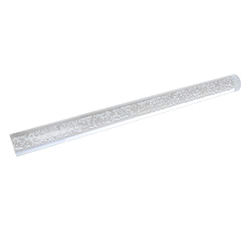 Jutagoss акрилна тркалезна шипка цврста пластична лента за DIY занаети со дијаметар од 20 мм со должина од 250 мм транспарентен 1 парчиња
