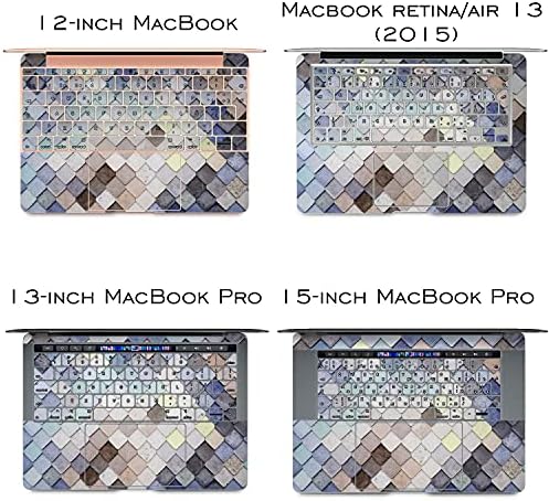 Lex Altern Vinyl Skin компатибилен со MacBook Air 13 Inch Mac Pro 16 Retina 15 12 2020 2019 2018 Геометриски триаголници пастелно зелена боја