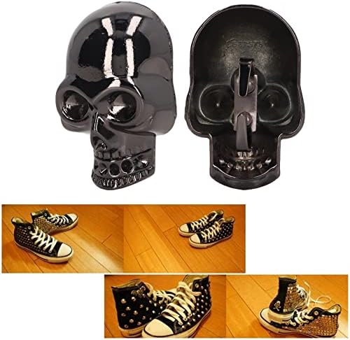 Jeanoko Rapid Rivet Studs, 10 парчиња череп за забивање на череп, модерен стил на череп, додатоци за череп, духови за забици
