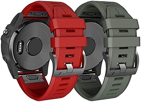 Gikos 22 26mm Watchband Strap за Garmin Fenix ​​7x 7 5 5x 3hr 6x 6 Pro 935 Smart Watch Bravely Release Silicone EasyFit Band Band