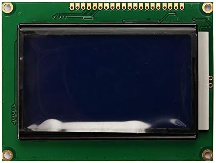 Ximimark 1PCS 5V 12864 LCD Display Module 128x64 точки Графичка матрица LCD сино задно осветлување