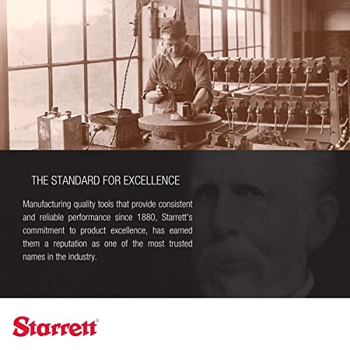 Екстра -долги месинг на месинг на Starrett, со ножечки зафат за возење иглички во или надвор од работното парче, помеки материјали, не -распрскувачки