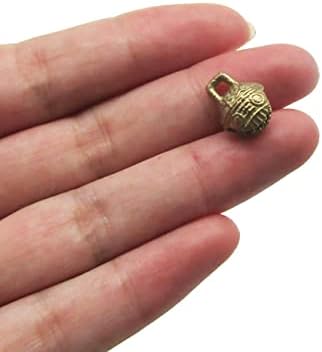 30 компјутери гроздобер месинг sвона мини џингл sвона бакарни sвона за накит што прават занаети дома декорација