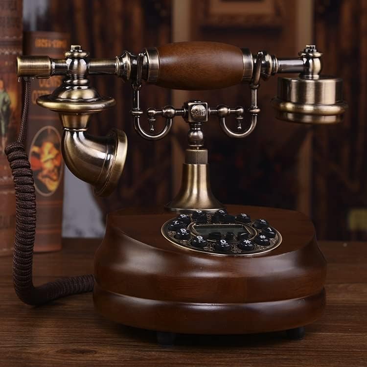 Ретро телефонска канцеларија за внатрешни работи на американска класична биро телефон за живеење ротирачки стил европски декорација за бирање со