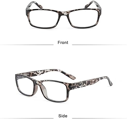 CVVTSPE 4 пакувања очила за читање сини светло блокирање, очила за читање за жени мажи, анти УВ/сјај филтер лесни очила за очила