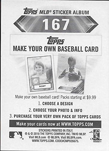 Колекција за налепници за бејзбол на Топпс МЛБ МЛБ 167 Дансби Свонсон Атланта Храбри хартија тенка 2 на 3 инчи налепници за албум