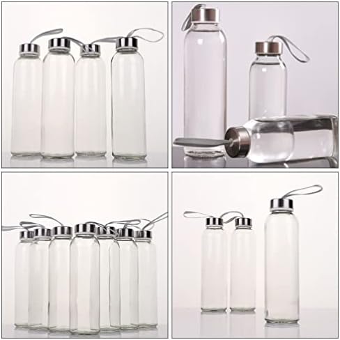 Шишиња со вода од луксузни шишиња од не'рѓосувачки челик шишиња со вода 20 парчиња шишиња со шишиња со шишиња отпорни на шишиња