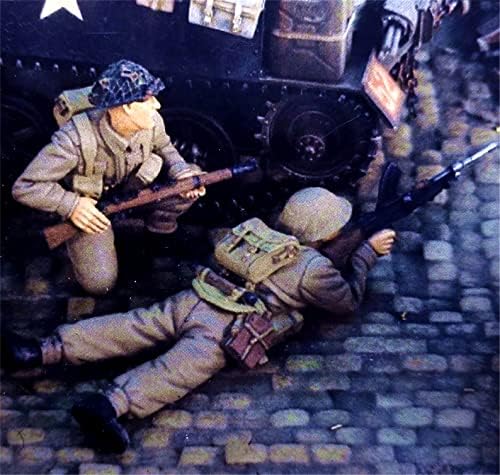 1/35 смола Војник модел на војник во Втората светска војна, минијатурен комплет за смола // J9S-U7