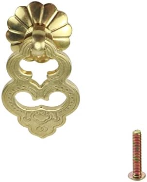 Капка фиока 4 парчиња влече гроздобер стил на втиснување на златен кабинет за влечење прстен